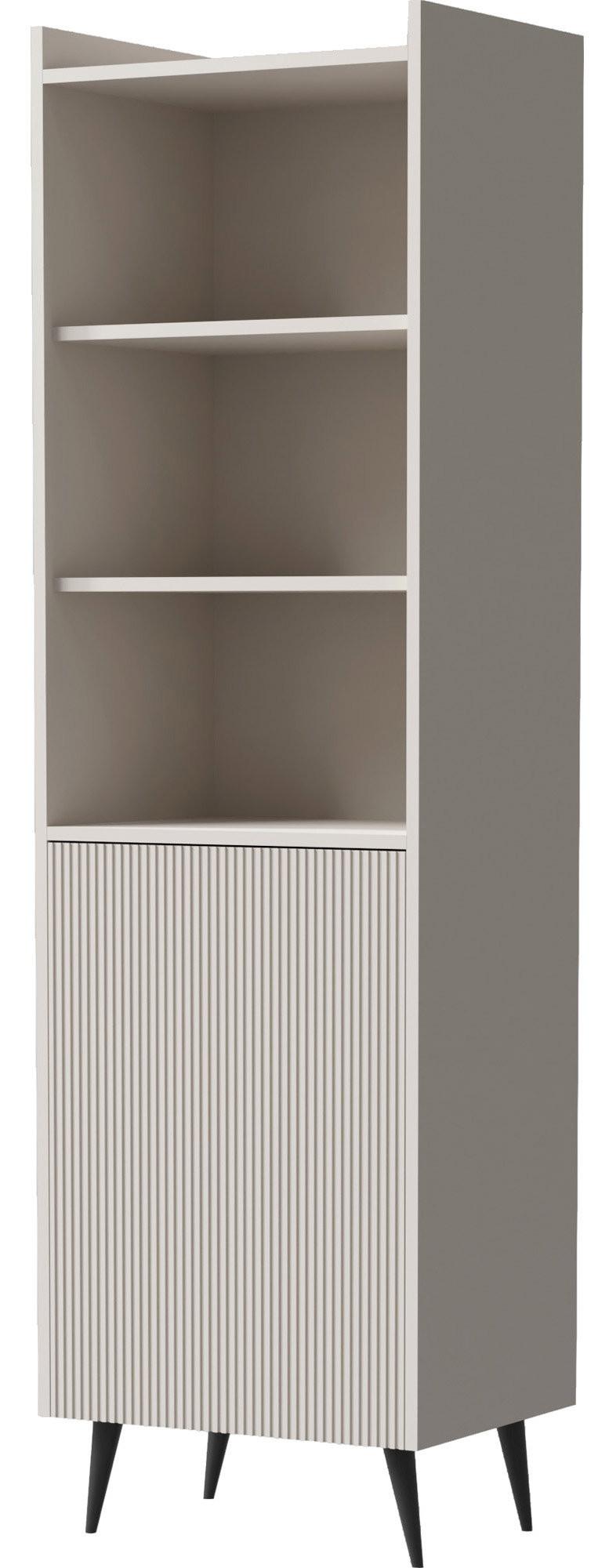 REGAL Arysa in Beige Kaschmir 52/182/41 cm - Kaschmir/Beige, Holzwerkstoff/Metall (52/180/41cm) - WFL GROUP