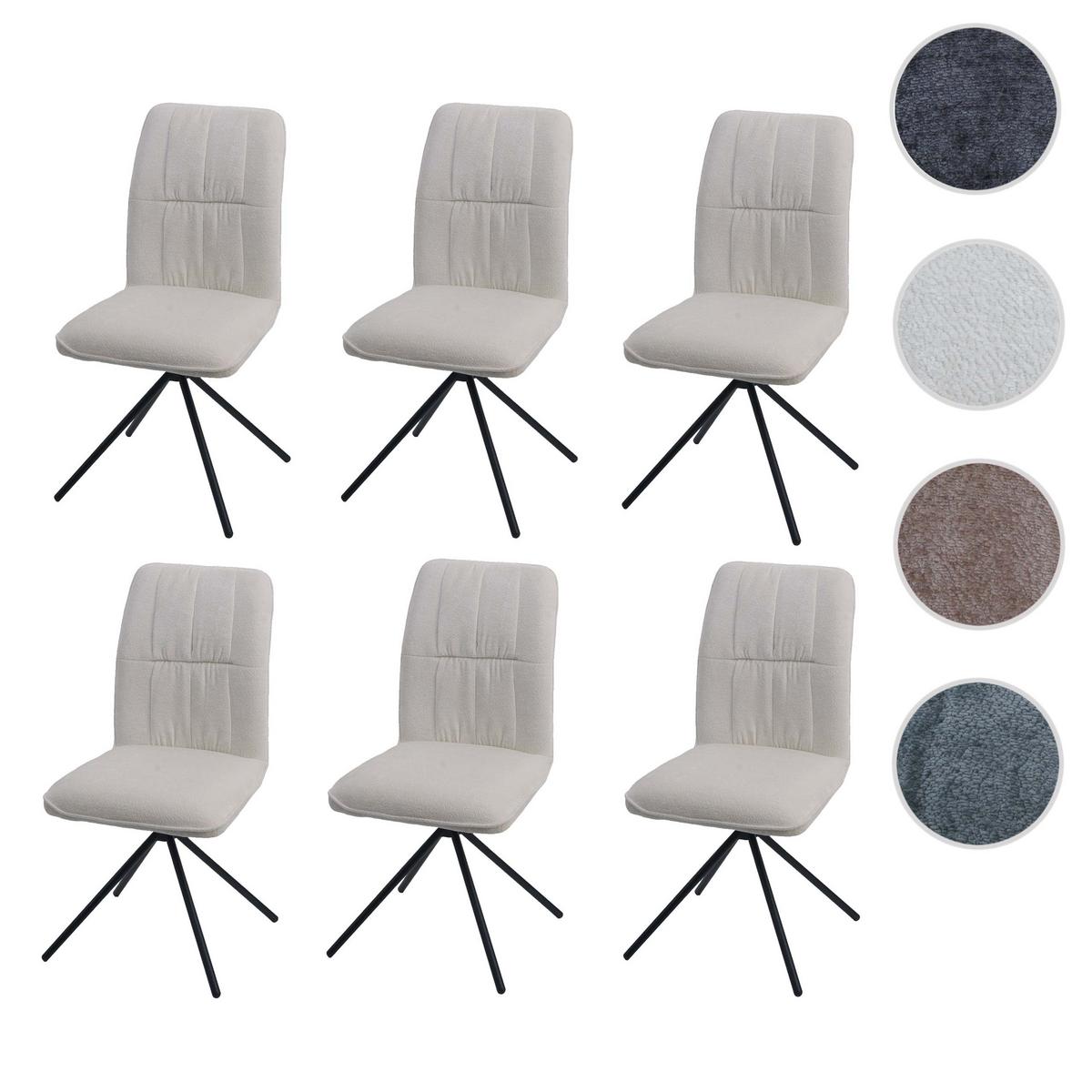 ESSZIMMERSTUHL Cremeweiß - Creme/Weiß, Textil (47/95/50cm) - MCW