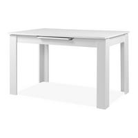 ESSTISCH weiß 125 - 165 cm, Küchentisch ausziehbar - Weiß, Holzwerkstoff (125/75/75cm) - Furn.Design