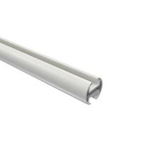 INNENLAUFPROFIL 200 cm, 20 mm Ø Weiß - Weiß, Metall (200cm) - INTERDECO
