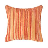 KISSENHÜLLE Chenille Tie Dye terracotta 45/45 cm - Terracotta, Textil (45/45cm) - Homescapes