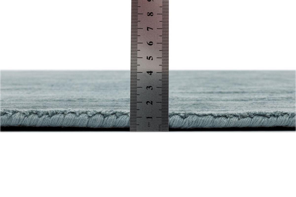 VISKOSETEPPICH Star 240x340 cm - Türkis, Textil (240/340cm) - THEKO