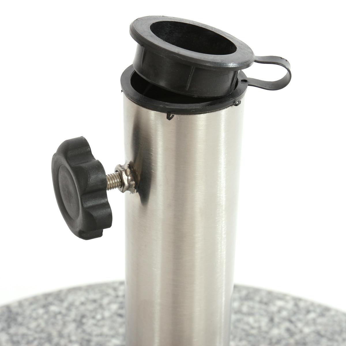 SONNENSCHIRM-STÄNDER Grau - Grau, Stein (45/45cm) - MCW