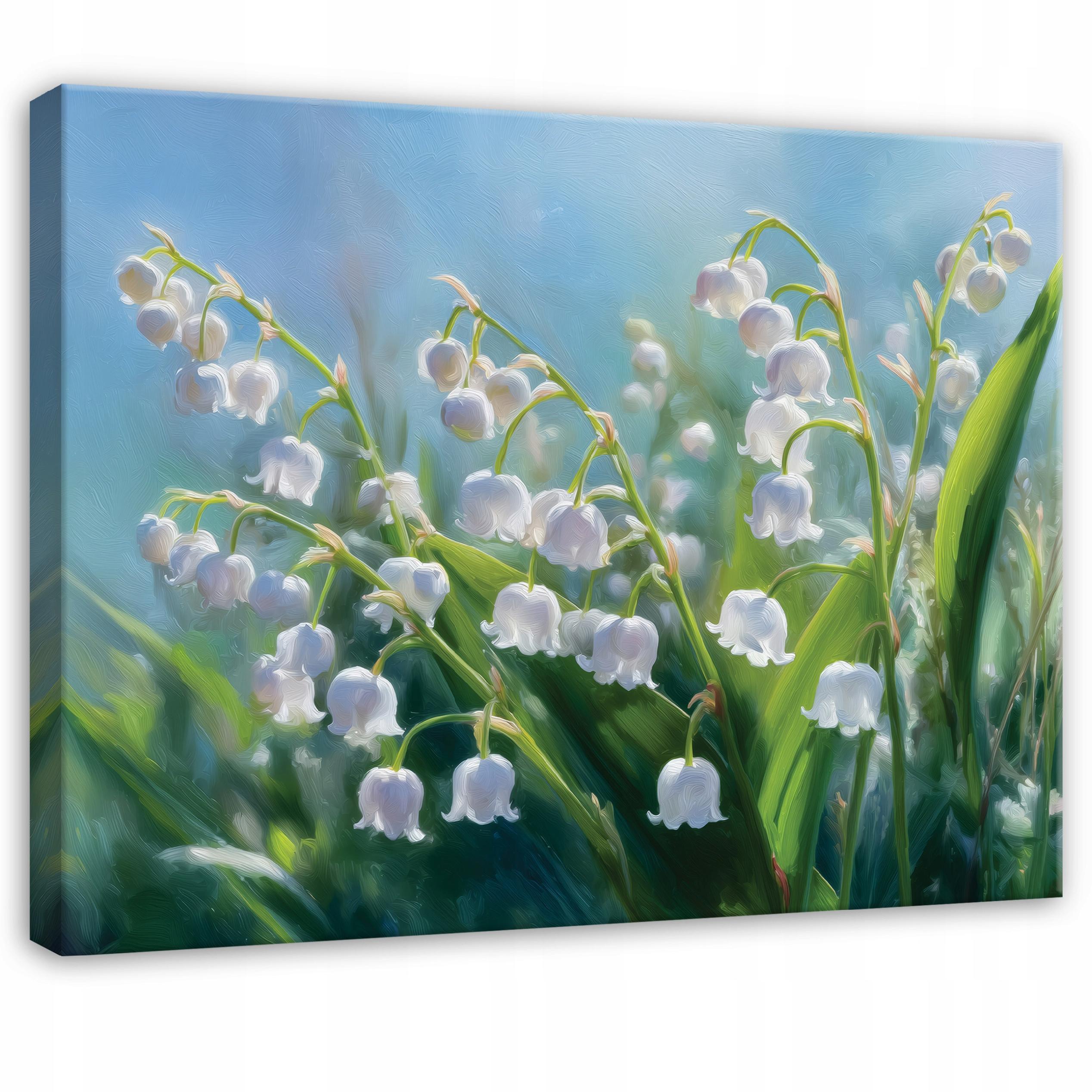LEINWANDBILD Blumen Natur Grün 60x40 cm - Multicolor, Holzwerkstoff (60/40cm) - Wallarena