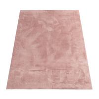 KURZFLORTEPPICH, einfarbig, aus Polyester, Rosa, 160 x 220 cm - Rosa, Textil (220/160cm) - KADIMA DESIGN