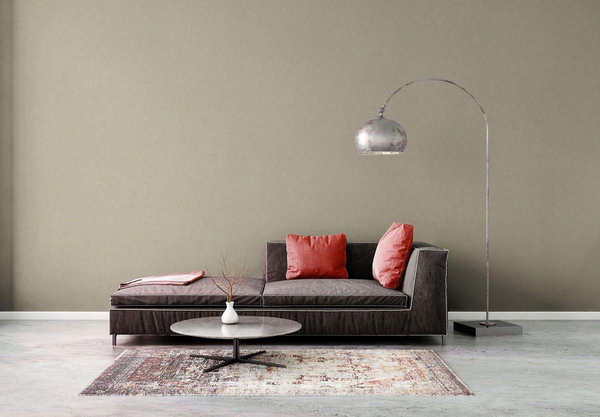 VLIESTAPETE Beige 53/1005 cm - Beige, Textil (53/1cm) - KUNSTLOFT