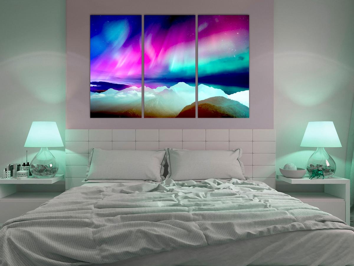 KUNSTDRUCK Bunt 120/80 cm - Multicolor, Textil (120/80cm) - KUNSTLOFT