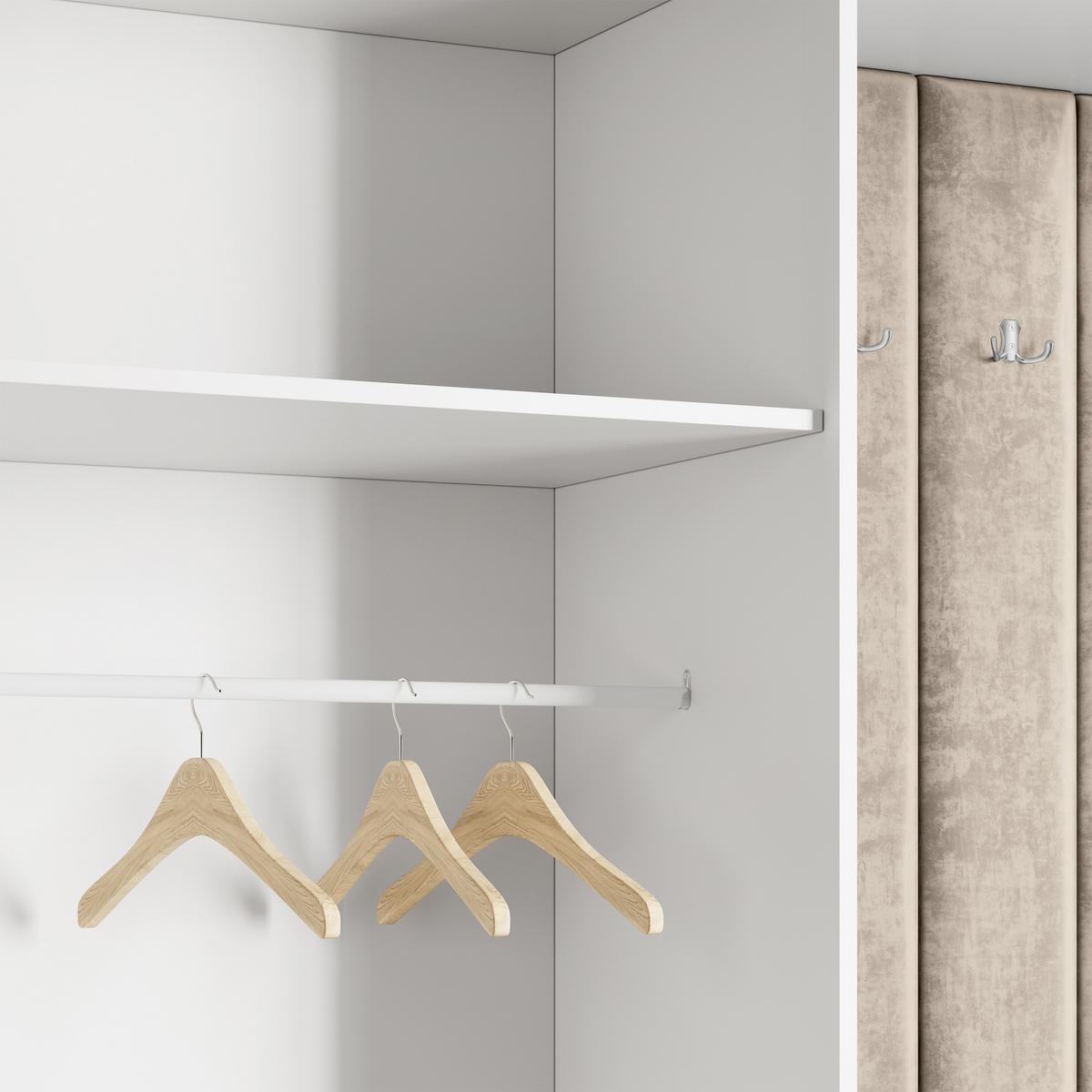 GARDEROBENSCHRANK REMA 180/240/60 cm Modern Eichefarben - Eichefarben/Beige, Holzwerkstoff (180/240/60cm) - MASSENO