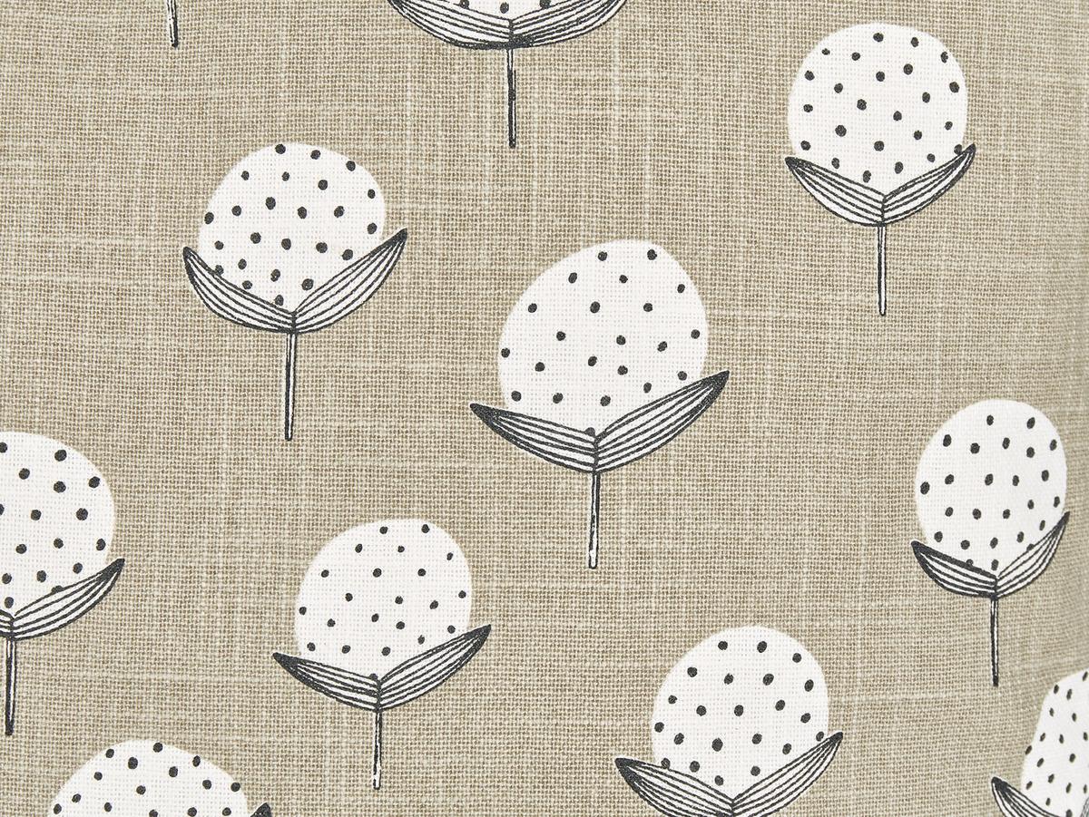 DEKOKISSEN 2er-Set Beige 45/45 cm Choisya - Beige/Weiß, Textil (45/45cm) - Beliani