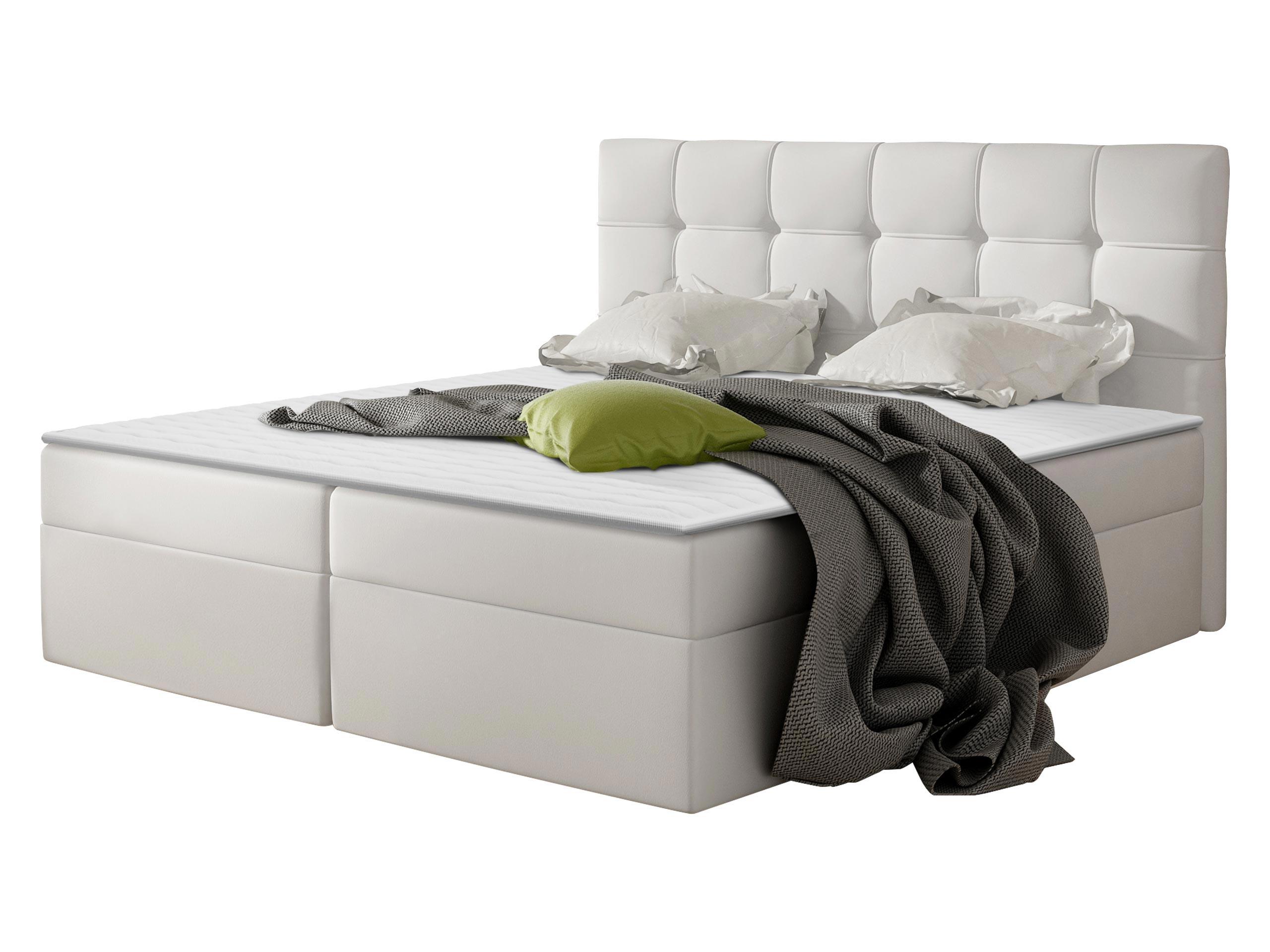 BOXBETT Nele - H3 - Weiß, Holz/Holzwerkstoff (160/200cm) - MIRJAN24