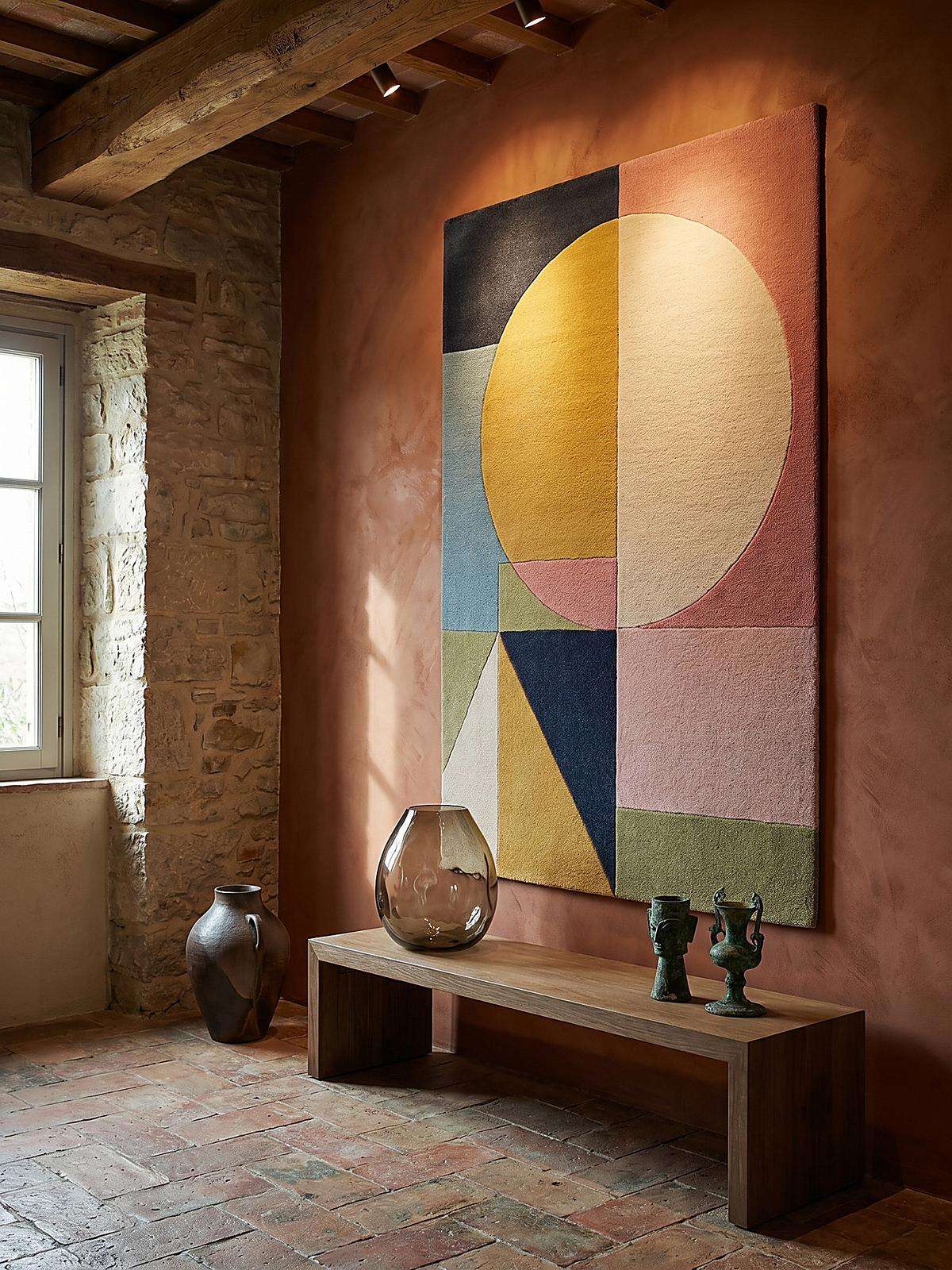 WOLLTEPPICH DEBEN, geometrisch, Strahlend-Bunt, 200 x 290 cm - Multicolor, Textil (290/200cm) - KADIMA DESIGN