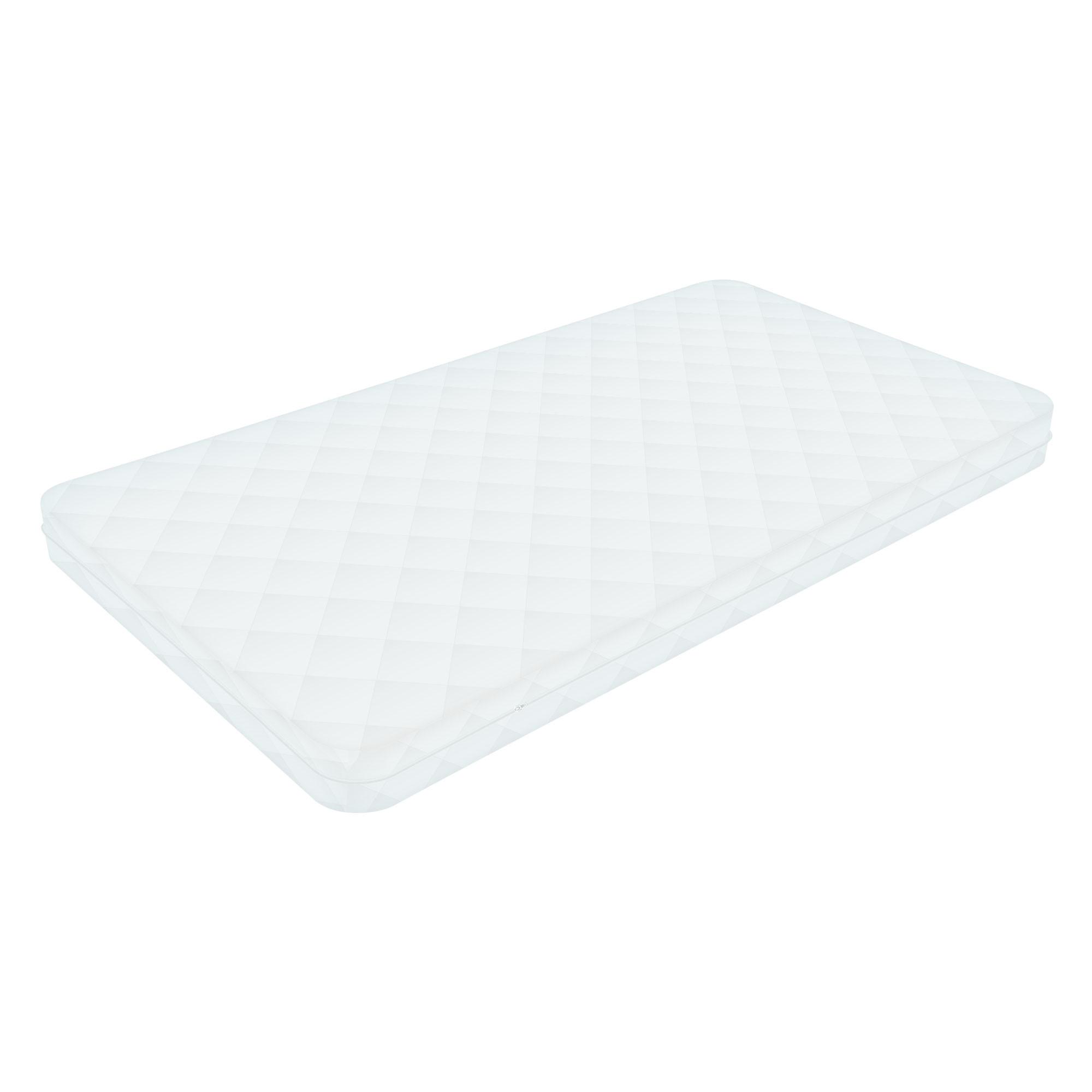 MATRATZE 60x120x10 cm Schadstoffgeprüft Öko-Tex 100 Zertifiziert - Weiß, Textil (60/120cm) - ML-DESIGN