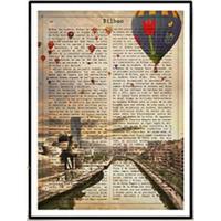 POSTER Vintage Von Bilbao. A4 Rahmenlos - Klar, Papier (29.7/5/21cm) - Nacnic
