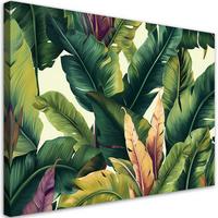 KUNSTDRUCK Grün 90/60 cm - Grün, Textil (90/60cm) - KUNSTLOFT