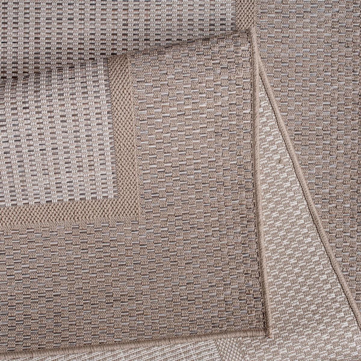OUTDOORTEPPICH Boho Beige Creme Ø 200 cm - Champagner/Beige, Kunststoff (200/200cm) - TT Home