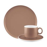 KAFFEESERVICE Sento Home Pure Colors Cocoa Brown 18-tlg. - Hellbraun, Keramik (2/2/2cm) - Seltmann Weiden