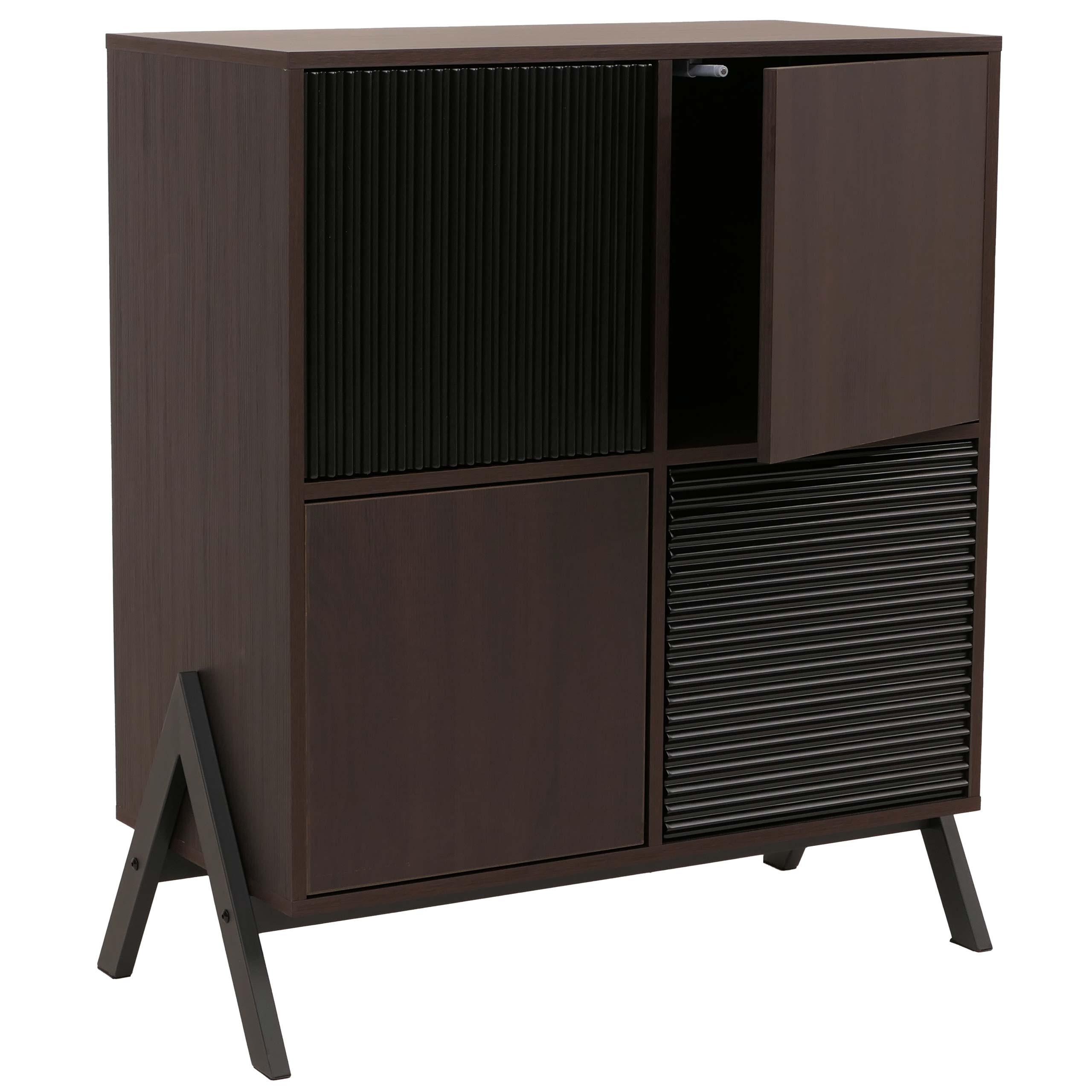 KOMMODE Braun - Braun, Metall (79/94/40cm) - MCW