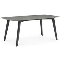 GARTENTISCH MEZA anthrazit - Anthrazit, Metall (90/180/75cm) - IDIMEX