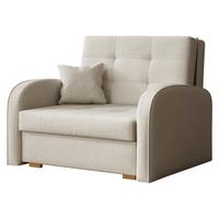 SCHLAFSOFA Viva Gold I - Creme/Braun, Holz/Textil (103/85/98cm) - MIRJAN24