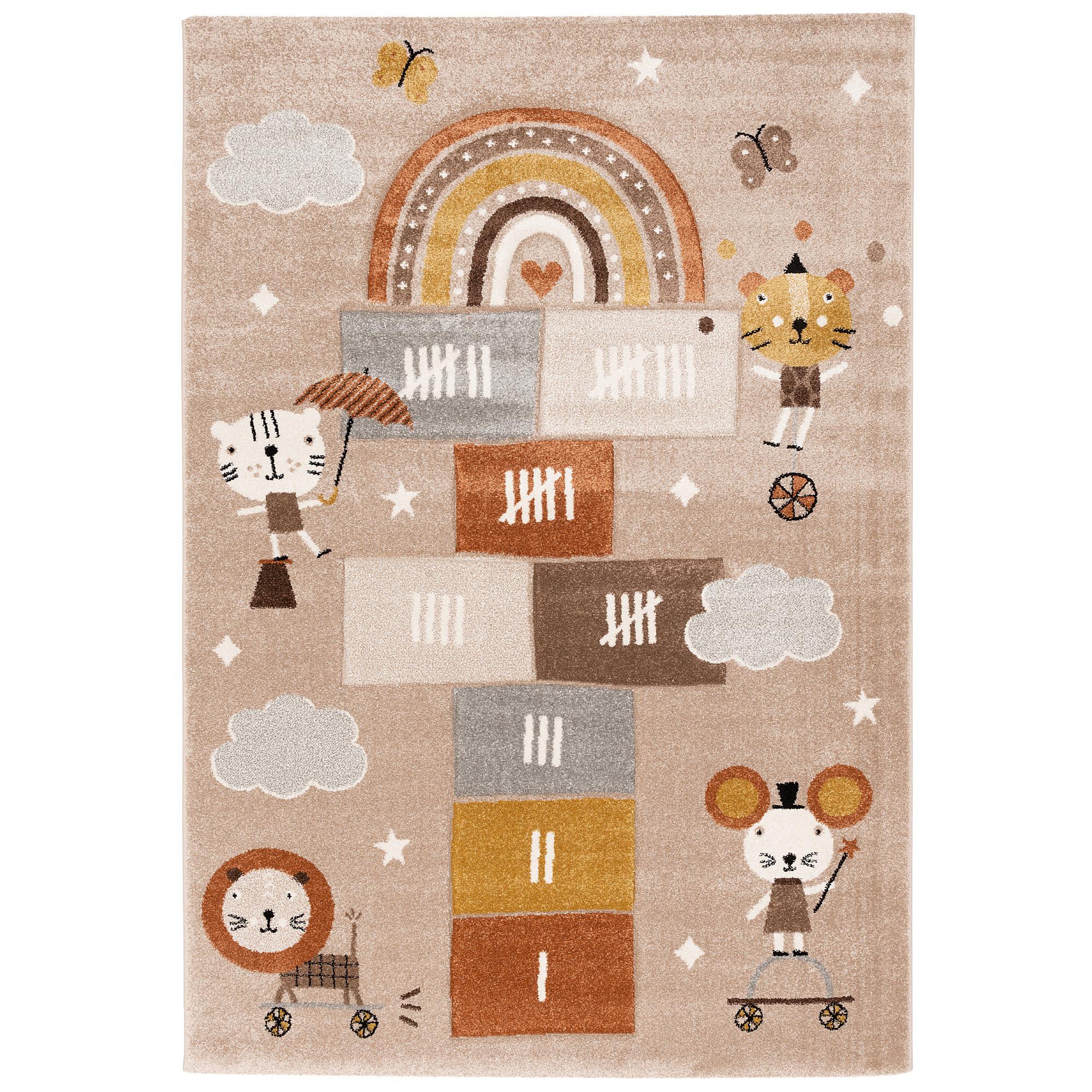 KINDER TEPPICH MAUI KIDS SPIELWELT - Beige, Textil (120/170cm) - Pergamon