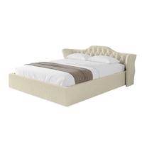 POLSTERBETT mit Bettkasten und Lattenrost, Boxbett ohne Matratze - ZORAN-V1 120x200 Beige - Taupe, Holzwerkstoff/Textil (120/200cm) - ALTDECOR
