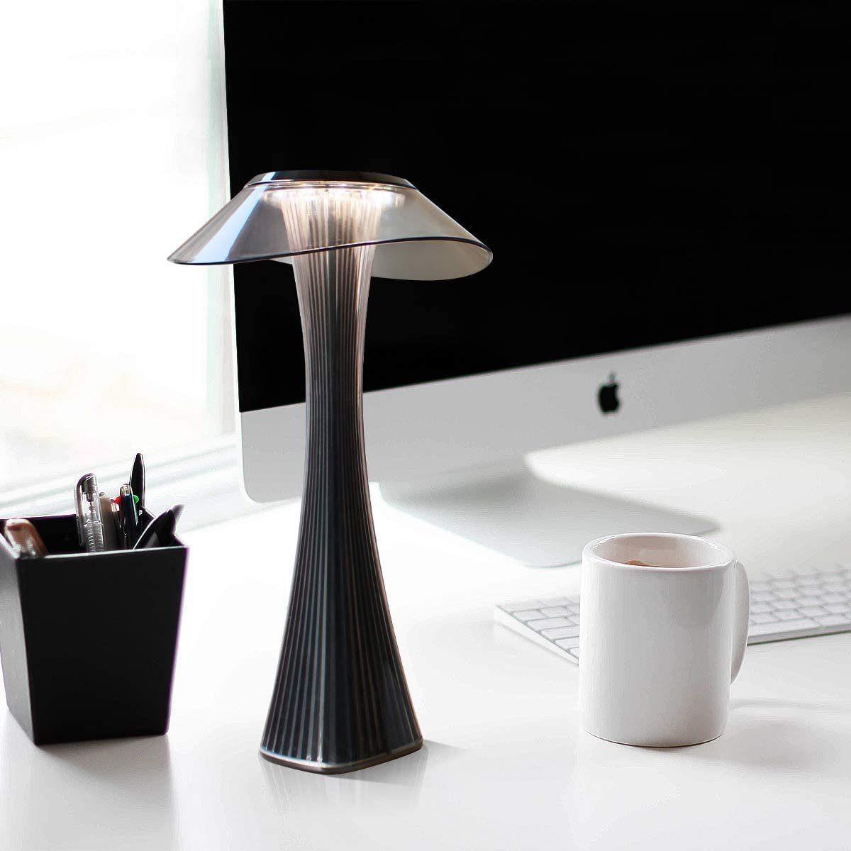 LED-TISCHLEUCHTE schlank 15.1/15.1/27.4 cm - Grau, Metall (15.1/15.1/27.4cm) - Nettlife