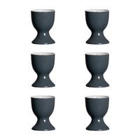 EIERBECHER Doppio Anthrazit ø 5 cm 6er Set - Anthrazit, Keramik (5/6/5cm) - Ritzenhoff Breker