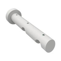 TRÄGER FÜR GARDINENSTANGEN INNENLAUF 20 mm Ø, Talent 2-läufig, Weiß - Weiß, Holz (18/5.3/5.3cm) - INTERDECO