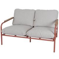 GARTENBANK Rot - Rot, Metall (125/81/81cm) - MCW