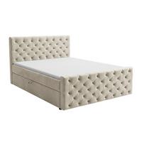 BOXBETT Montego 140x200 Creme - Creme, Holz/Textil (140/200cm) - Graingold