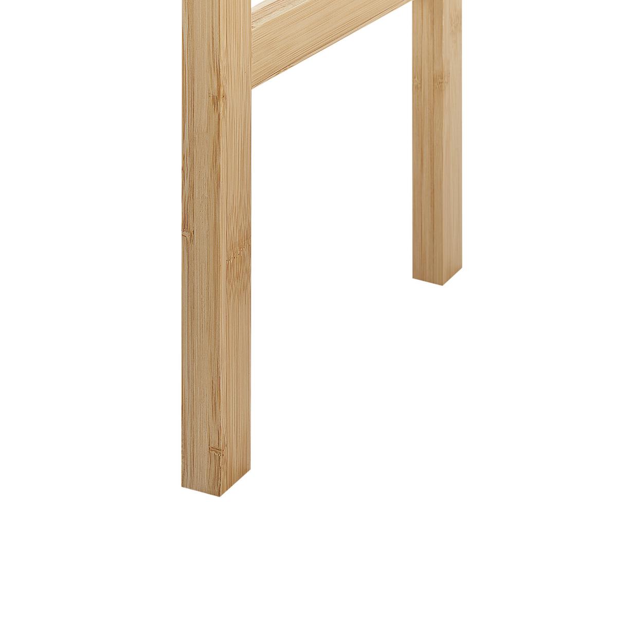 WASCHMASCHINEN-ÜBERBAUSCHRANK Bambus Hellbraun Okarche - Hellbraun, Holz (63/167/25cm) - Beliani