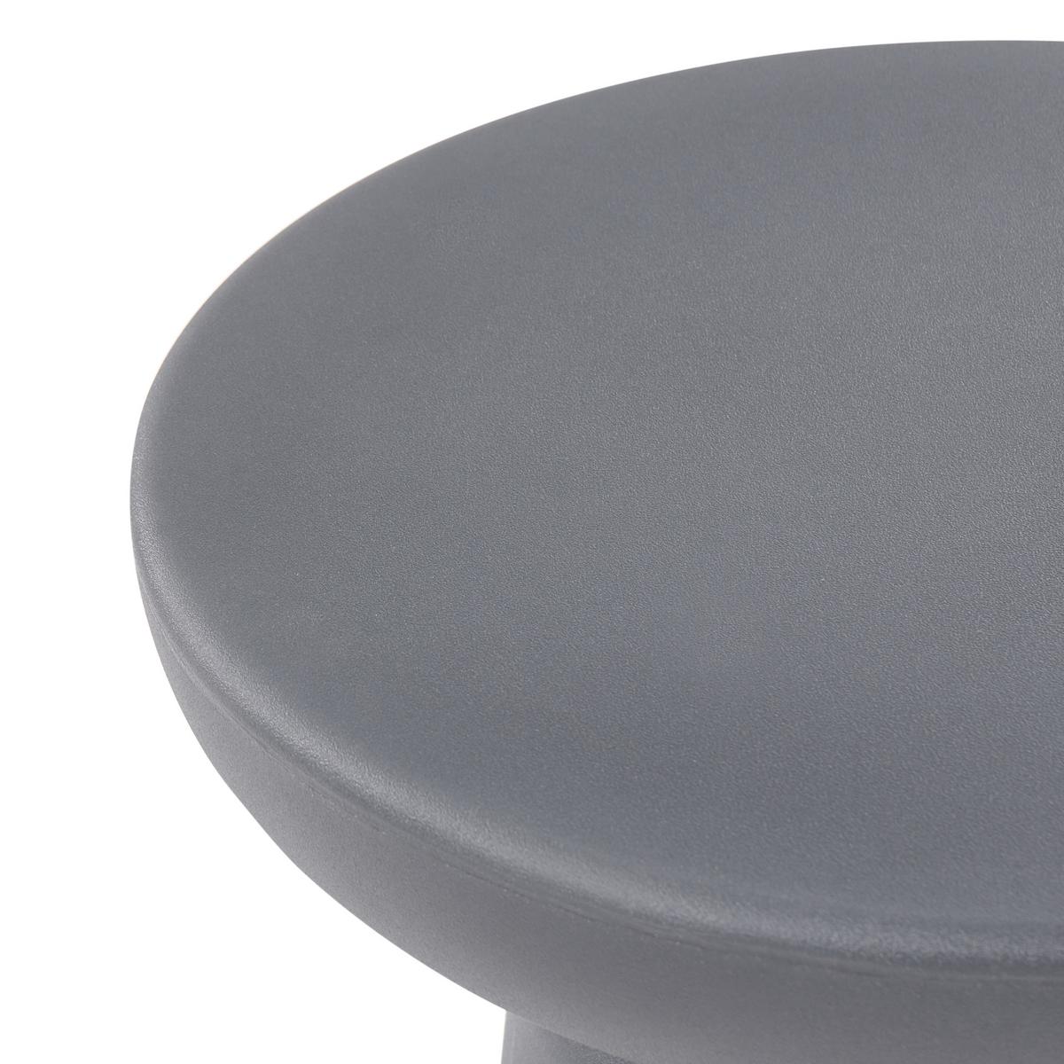 BEISTELLTISCH Dunkelgrau Tofet - Dunkelgrau/Grau, Kunststoff (39/39/44cm) - Beliani