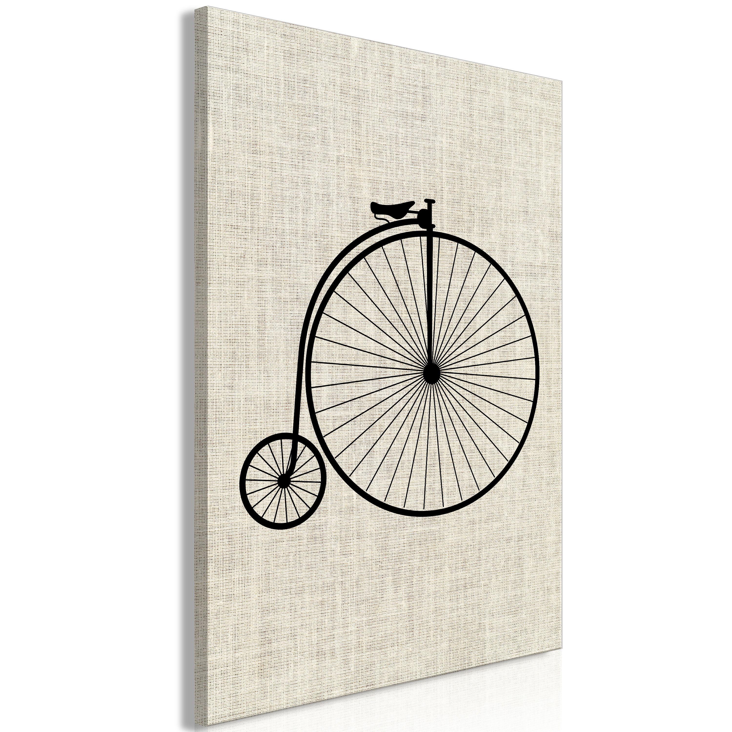 KUNSTDRUCK Beige 40/60 cm - Beige/Schwarz, Textil (40/60cm) - KUNSTLOFT