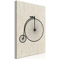 KUNSTDRUCK Beige 40/60 cm - Beige/Schwarz, Textil (40/60cm) - KUNSTLOFT
