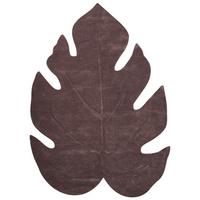 TEPPICH Dunkelbraun 160/230 cm Wolle Nainital - Dunkelbraun, Textil (160/230cm) - Beliani