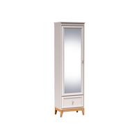 DREHTÜRENSCHRANK Windsor W-18 - Kaschmir/Goldfarben, Holz/Holzwerkstoff (55/193/35cm) - MIRJAN24