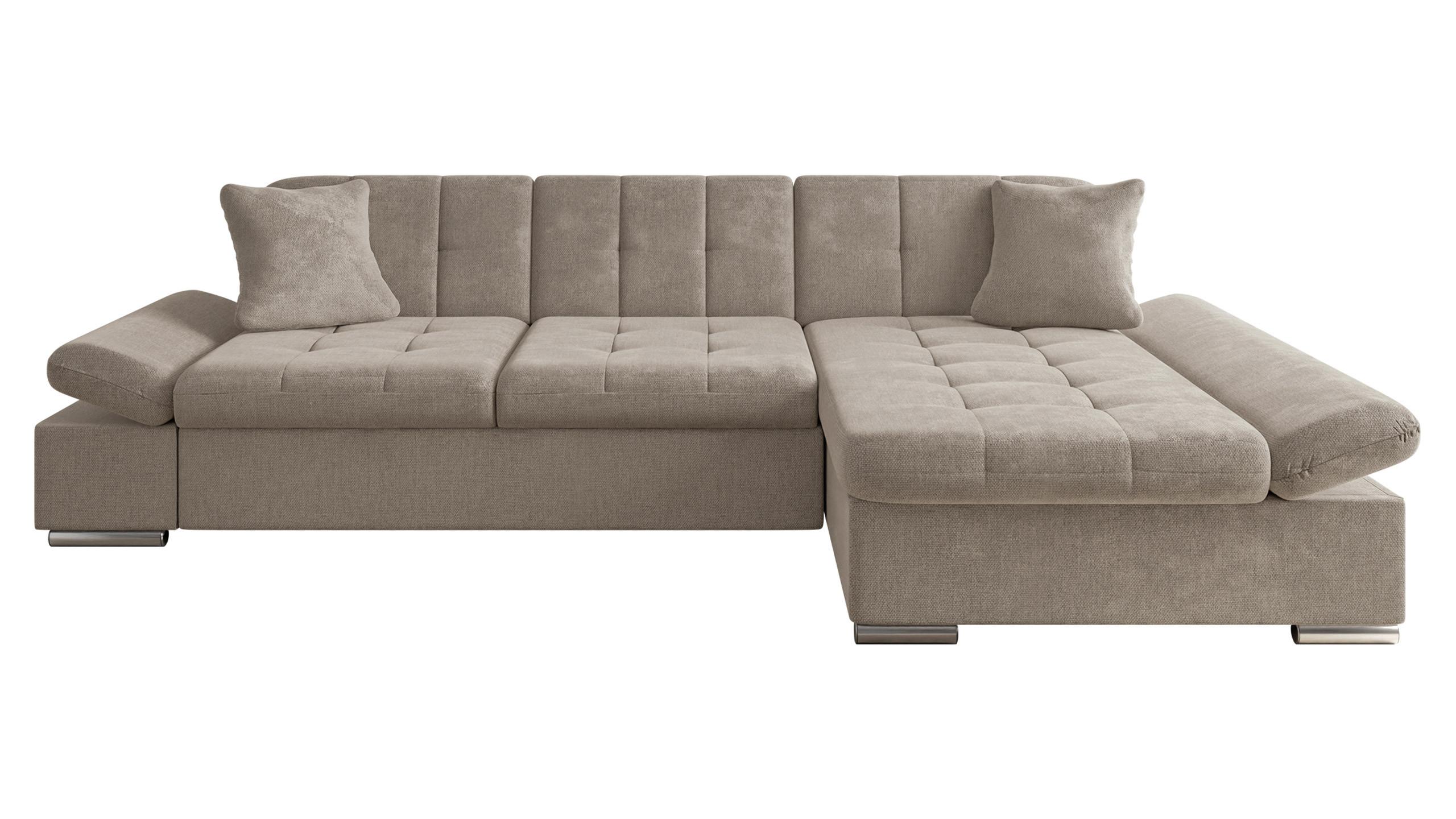 ECKSOFA Montana, Seite: Rechts - Taupe, Holz/Textil (278/161cm) - MIRJAN24