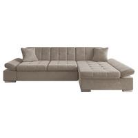 ECKSOFA Malwi, Seite: Rechts - Taupe, Holz/Textil (278/161cm) - MIRJAN24