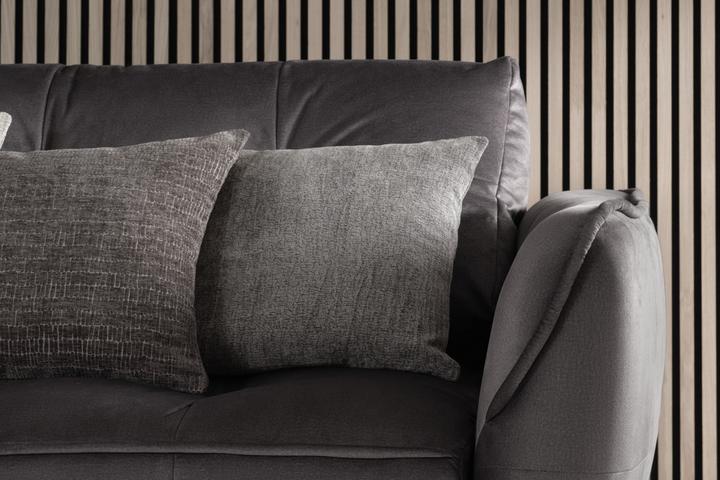Schlafsofa Anthrazit Schaumstoff Taschenfederkern Korpus Kiefer Bezug Velours Armlehnen Schlaffunktion