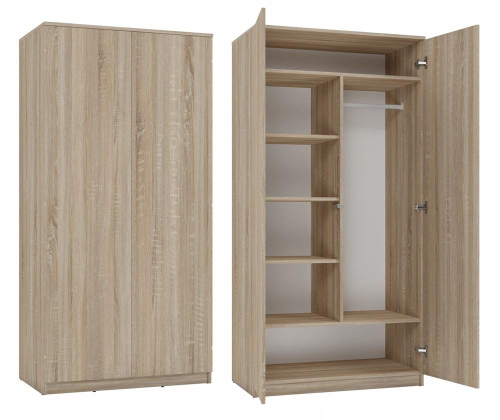 KLEIDERSCHRANK Sonoma 90/180/50 - Sonoma Eiche, Holzwerkstoff (90/180/50cm) - RAUMHIRSCH FURNITURE