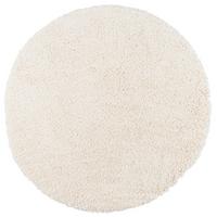 HOCHFLOR LANGFLOR SHAGGY TEPPICH LUXURY RUND - Ecru, Textil (80/80cm) - Pergamon