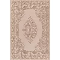 TEPPICH Kurzflor ERESMA Orient-Medaillon Polyester Beige 80 x 150 cm - Beige, Textil (80/150cm) - KADIMA DESIGN