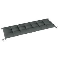 SITZKISSEN aus Polyester & PP-Baumwolle Dunkelgrau - Dunkelgrau, Textil (65/13/198cm) - Outsunny