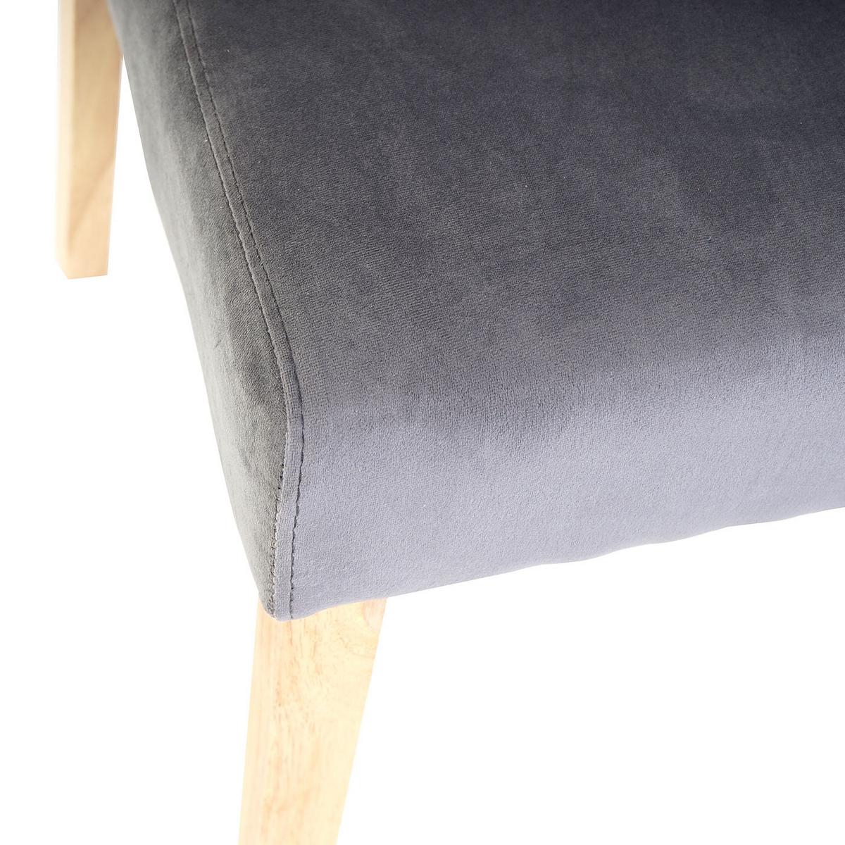ESSZIMMERSTUHL Grau - Grau, Textil (43/90/56cm) - MCW