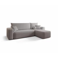 ECKSOFA Agepo In Curio - Grau, Holzwerkstoff/Textil (250/150cm) - Fun Möbel