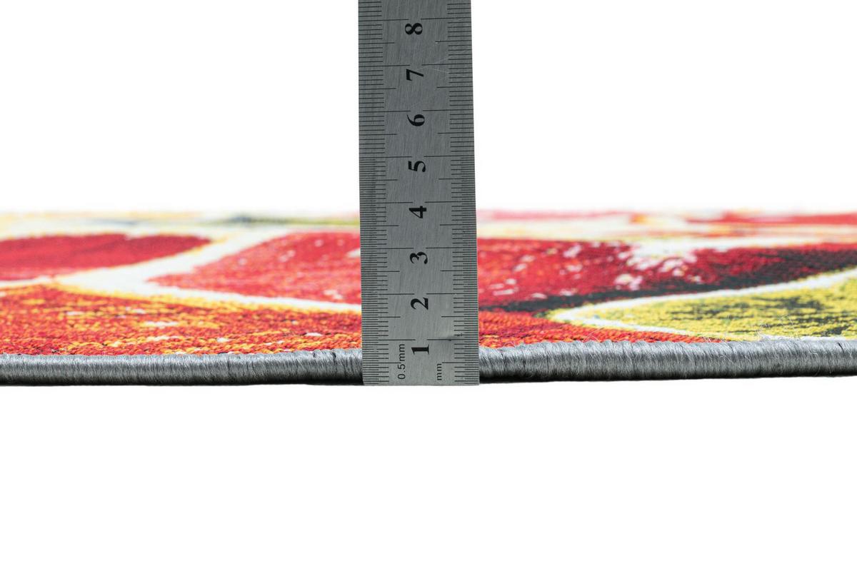 OUTDOORTEPPICH Rantum Beach 140x140 cm - Orange, Textil (140/140cm) - Sansibar SYLT