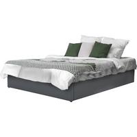 BETT ava Grau - Grau, Textil (200/160cm) - Habitat Garten