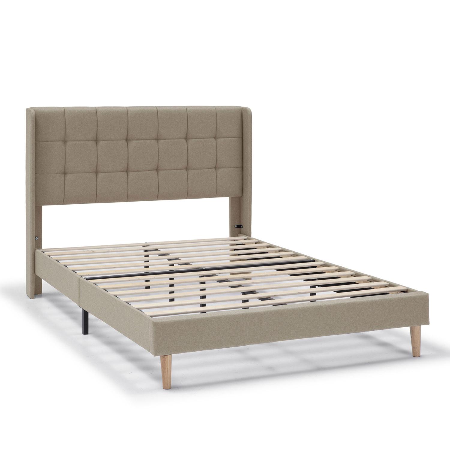 POLSTERBETT 90x190 cm Esther, Beige - Beige, Textil (195/96/117cm) - VS Venta-stock