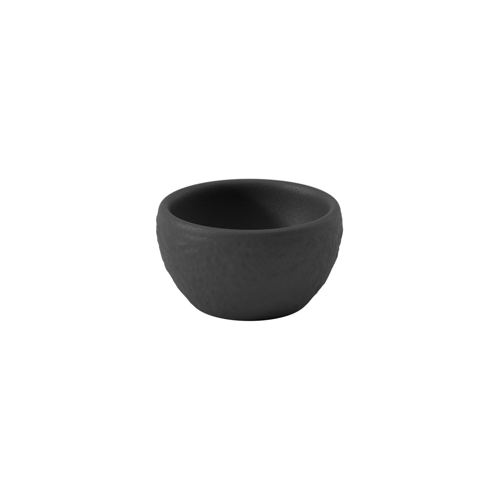 EIERBECHER Manufacture Rock schwarz ø 4,8 cm - Schwarz, Keramik (4.8/2.7/4.8cm) - Villeroy & Boch