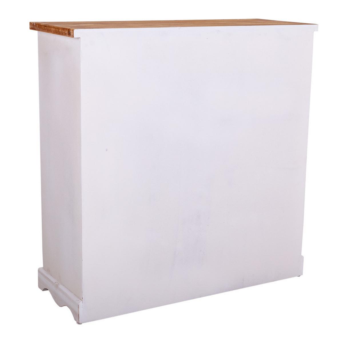 SIDEBOARD aus Holz 90x35x90 cm - Multicolor, Holz (90/90/35cm) - Wanderlust